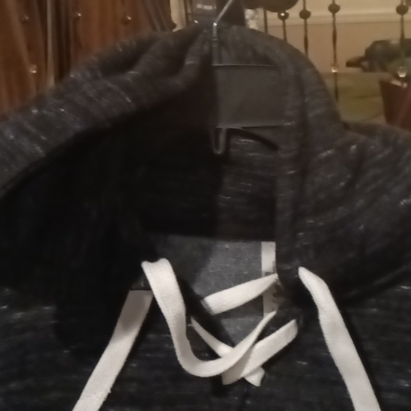 FINAL PRICE ESY SURF CO. black/white hooded CALIFORNIA sweatshirt Lg - Picture 10 of 10